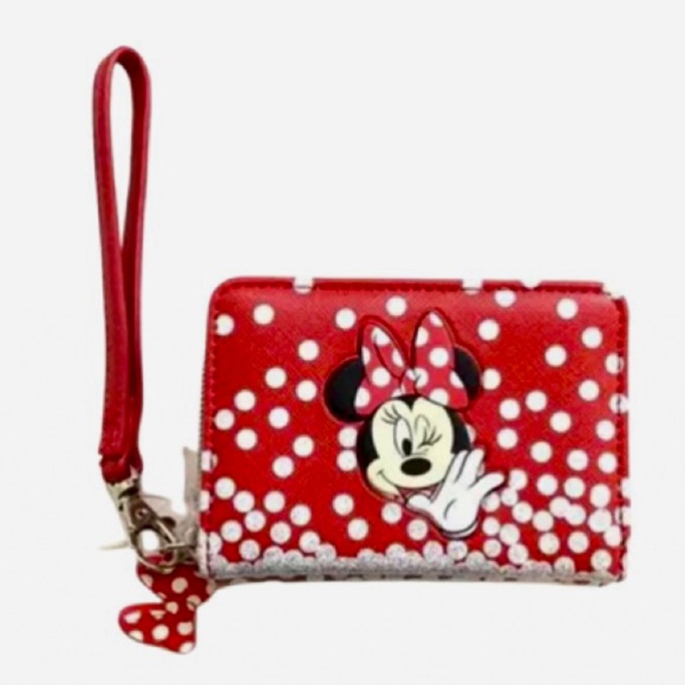Disney Parks Red Minnie Mouse Wallet  MWOT